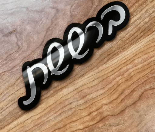 Custom Acrylic Mirror Door Plaque Personalized Acrylic Mirror Sign for Home & Events
