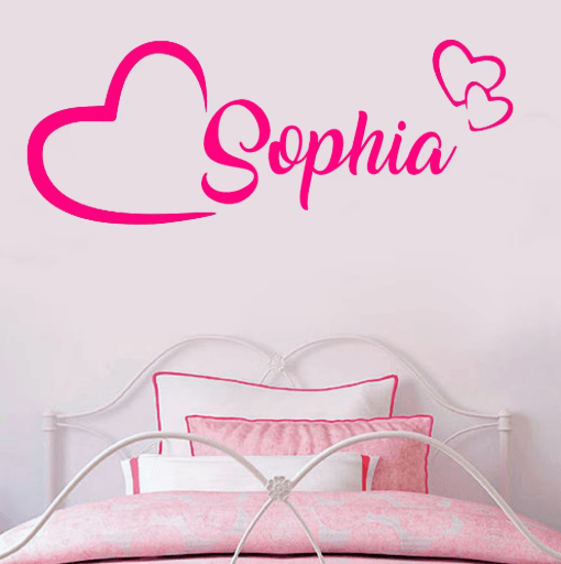 Custom Name Wall Sticker Personalized Kids Room & Nursery Vinyl Decal