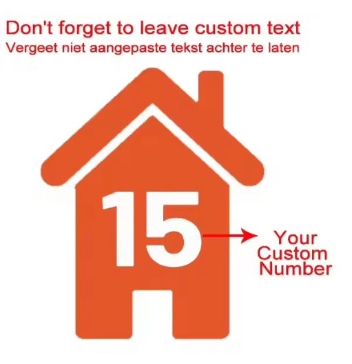 4PCS Vinyl Bin Number Stickers Custom House Number Decals for Trash Bins