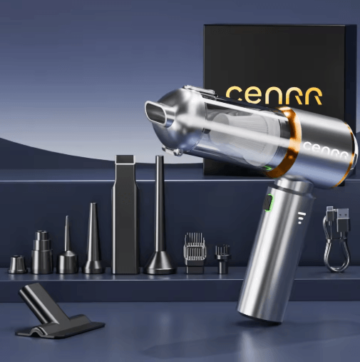CENRR Mini Cordless Car Vacuum Cleaner Portable Handheld Blower & Vacuum