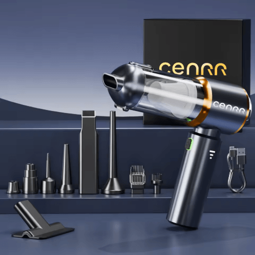 CENRR 2025 Mini Cordless Car Vacuum Cleaner Portable Handheld Blower & Power Cleaner