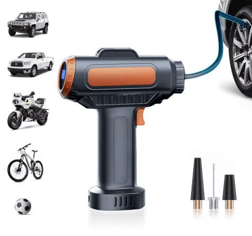 BELIBUY Wireless Portable Tire Inflator – Electric Air Pump with LED Display