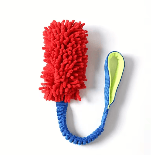 Interactive Plush Rope Dog Toy for Aggressive Chewers