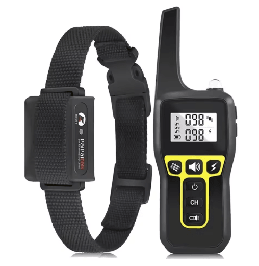 1000M Waterproof Dog Training Collar with Remote & Auto Bark Control