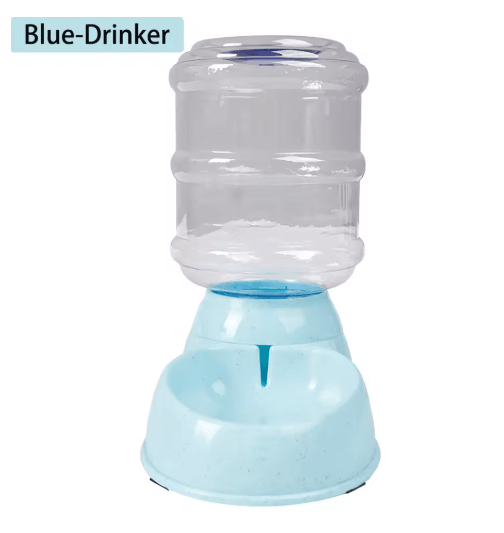3.8L Automatic Pet Feeder & Water Dispenser Gravity Feeding Station for Cats & Dogs