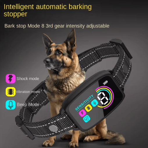 CalmControl Smart Anti Bark Dog Collar with Automatic Training Support