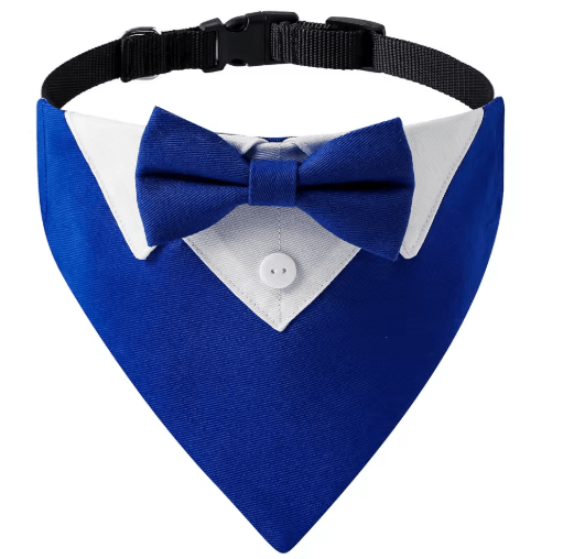 Sucado Elegant Dog Bow Tie Collar for Weddings & Special Events