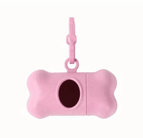BoneClip Pet Waste Bag Dispenser – Portable Dog Poop Bag Holder with Clip for Walks & Outdoor Travel