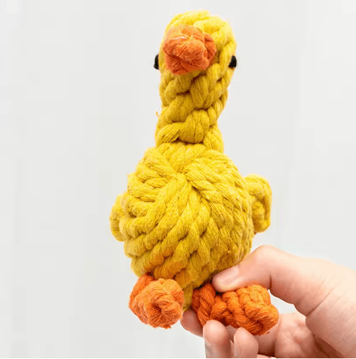 Bite Resistant Rope Knot Ball Dog Toy for Small Dogs Teeth Cleaning Chew & Play Toy