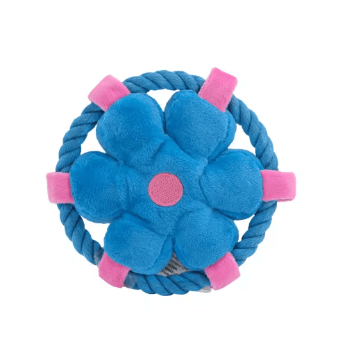 Durable Rope Fetch Dog Toy Interactive Chew Toy for Teeth Cleaning & Training