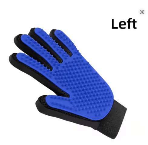 Pet Grooming Glove Brush – Gentle Deshedding & Massage Hair Remover for Dogs and Cats