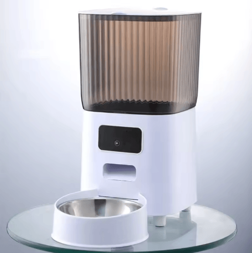 5L Smart Automatic Pet Feeder with Camera – WiFi Cat & Dog Food Dispenser with Voice Recorder