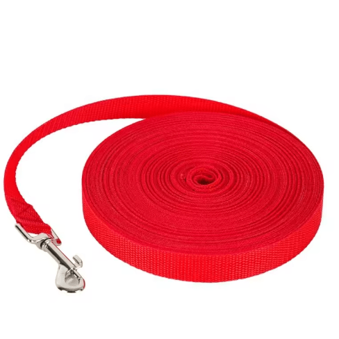 Nylon Long Dog Training Leash – Adjustable Outdoor Traction Rope for Small to Large Dogs