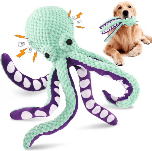 Squeaky Plush Dog Toy for Training, Chewing & Daily Comfort