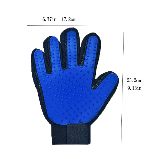 Silicone Pet Grooming Gloves for Cat & Dog Hair Removal