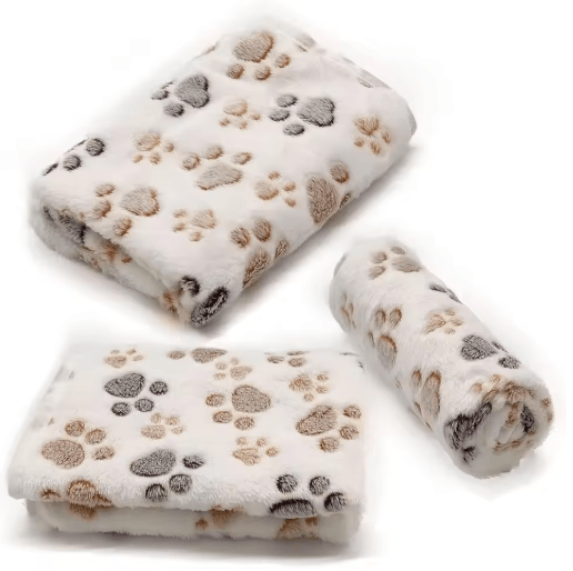 Ultra-Soft Fluffy Fleece Pet Blanket for Dogs & Cats
