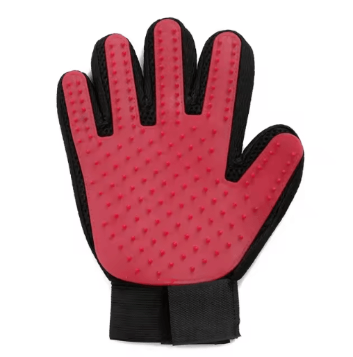 Silicone Pet Grooming Gloves for Hair Removal & Shedding Control