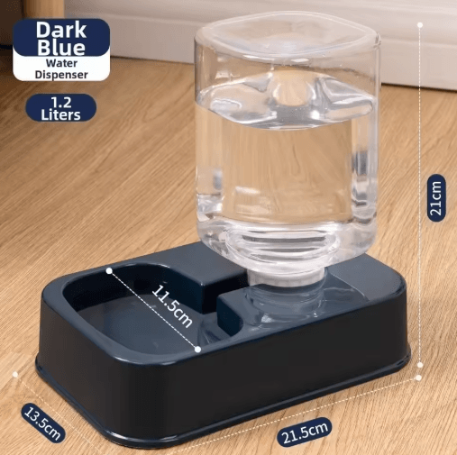 Automatic Pet Feeder & Water Dispenser Set – Large Capacity Food and Water Station for Cats & Dogs