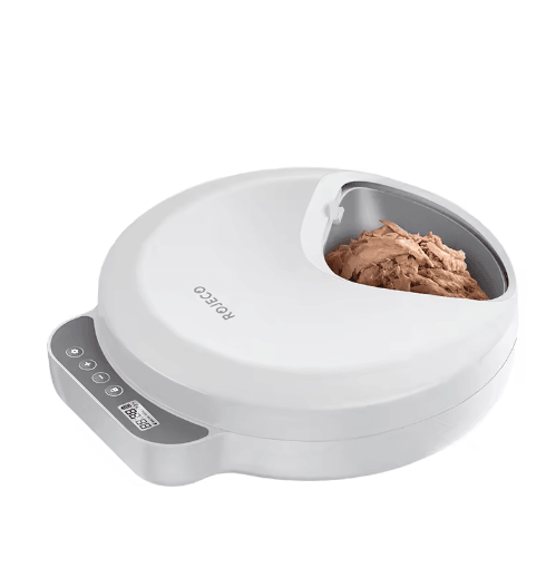 ROJECO 4-Meal Wireless Automatic Pet Feeder Smart Wet & Dry Food Dispenser for Cats & Dogs