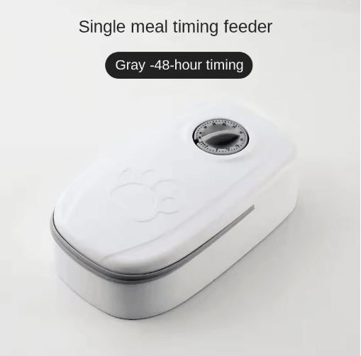 Automatic Pet Feeder & Water Bowl with Timer Food Storage Dispenser