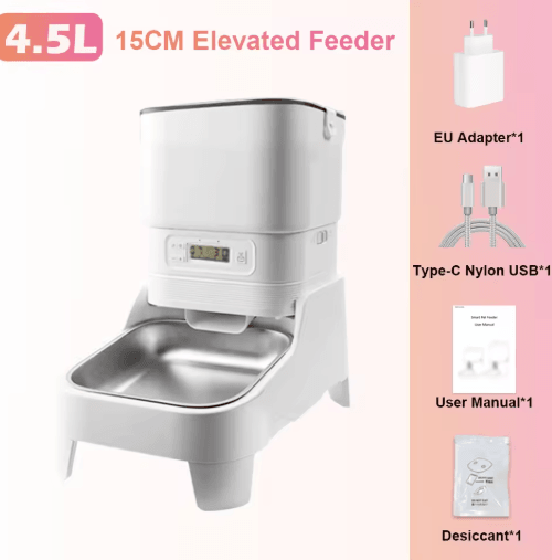 FURPIPI Smart Pet Feeder with Camera App-Controlled Automatic Food Dispenser for Cats & Dogs