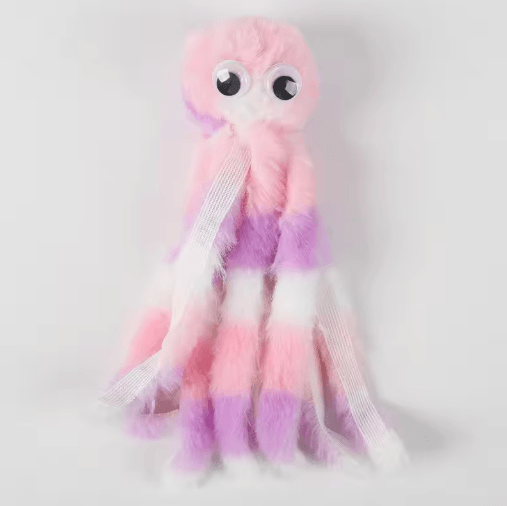 Cute Octopus Plush Pet Toy – Bite-Resistant Interactive Toy for Cats & Dogs