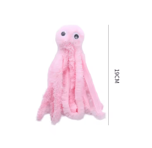 OctoPaws Plush Octopus Cat Toy for Interactive Play