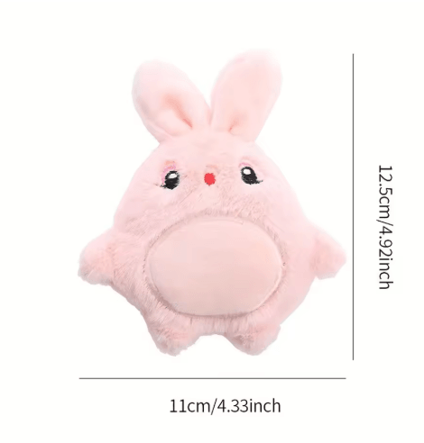 Plush Mouse & Rabbit Pet Toy Set Soft Bite-Resistant Interactive Toy for Cats and Small Dogs