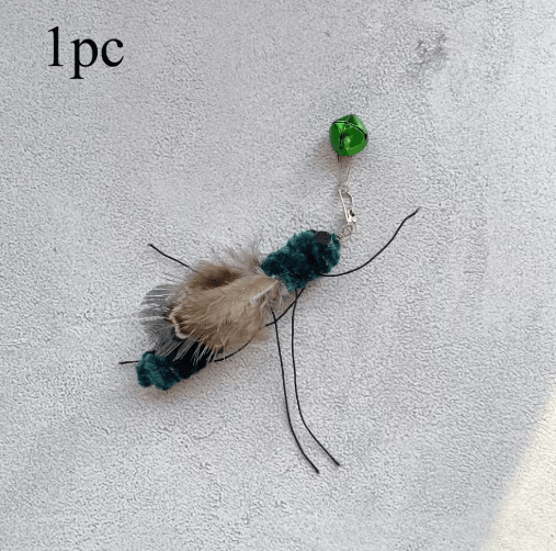 2/3PCS Plush Insect Cat Wand Refills – Interactive Bug Replacement Heads for Teaser Toys