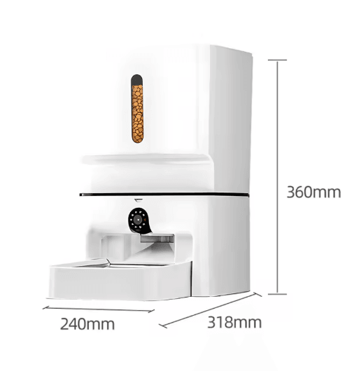 SmartServe 7L WiFi Automatic Pet Feeder with Camera & Voice Control