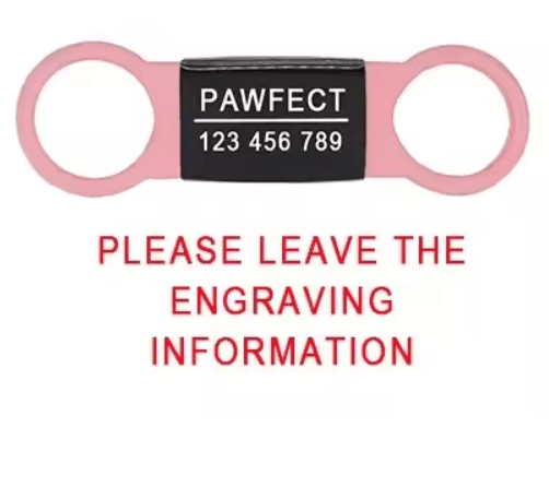 Personalized Stainless Steel Pet ID Tag with Free Custom Engraving