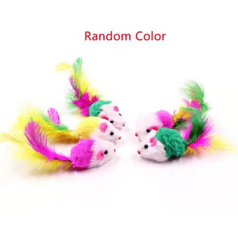 Catnip Plush Chew Toy for Cats with Crinkle Sound & Teething Relief