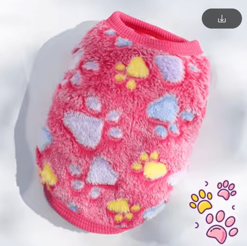 Cozy Fleece Winter Pet Vest for Small Dogs & Cats