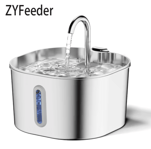 Smart WiFi Automatic Pet Feeder & Water Fountain Set APP-Controlled Food Dispenser with Stainless Steel Bowl