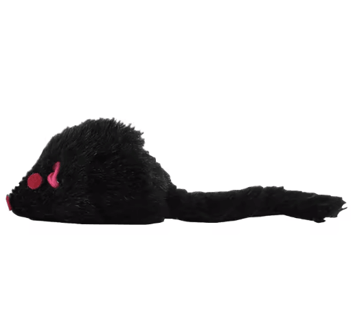 Plush Rattle Mouse Cat Toy Interactive Catch & Chase Toy for Indoor Cats