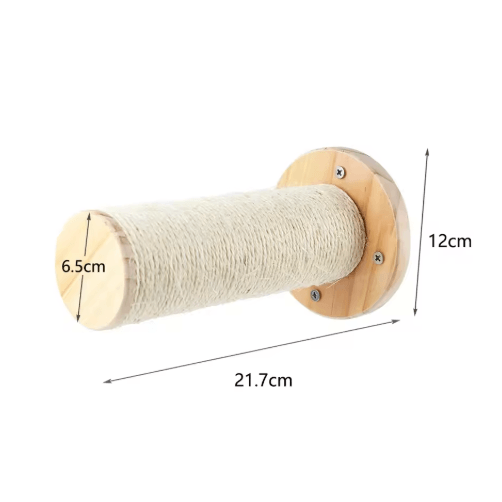 Wall-Mounted Cat Climbing Shelves & Steps – Sisal Scratching Stairway for Cats