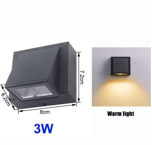 IP65 Waterproof LED Outdoor Wall Light – Modern Wall Sconce for Garden, Balcony & Patio