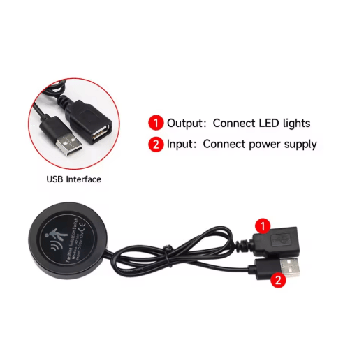 Tesla Dashboard Ambient Light USB Docking Station – 30-Second Auto Shutoff Module for Model 3, Model Y, Model X & Model