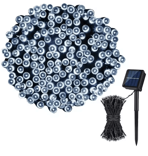 20/50 LED Solar Fairy String Lights – Waterproof Outdoor Garland for Garden & Holiday Decor