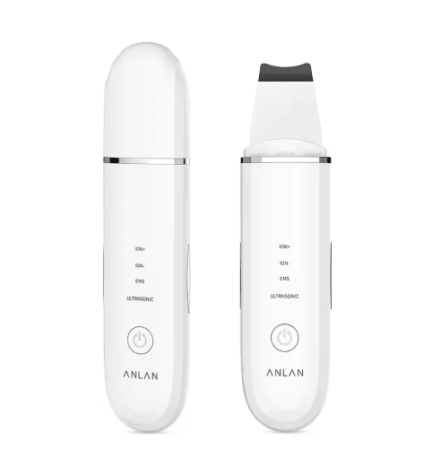 ANLAN Ultrasonic Skin Scrubber – Deep Cleansing Facial Spatula for Daily Skincare