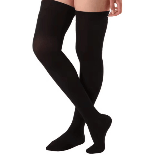 1 Pair Over-the-Knee Compression Stockings – Full-Length Thigh-High Support Socks for Men & Women