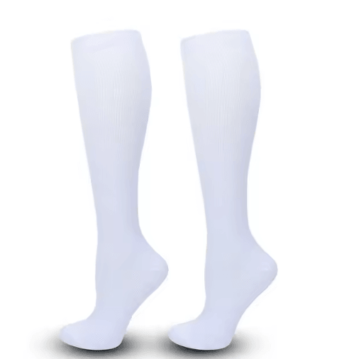 Graduated Compression Socks for Men & Women – Breathable Knee-High Athletic Socks for Running, Travel & Everyday Wear