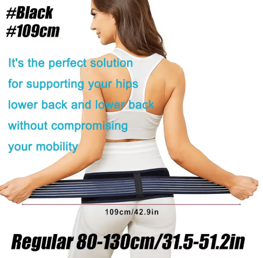 Adjustable SI Joint & Pelvic Support Belt – Comfortable Hip and Lower Back Stabilizing Brace