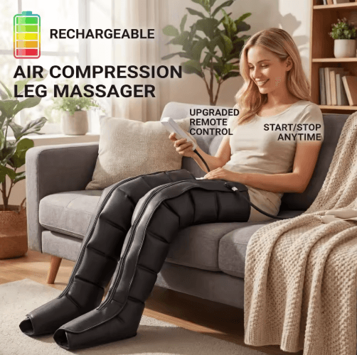 Professional Full Body Massage System – Dynamic Compression Massager with 2 Accessories (EU Plug)