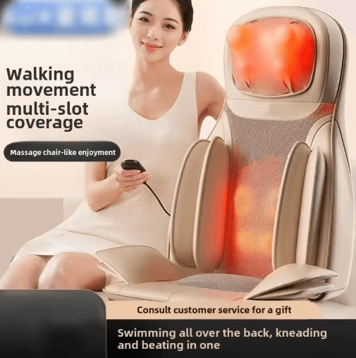 3D Body Balance Chair Massager with Heat – Multifunctional Neck, Back & Lumbar Massage Cushion