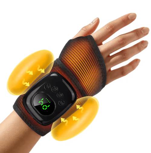 Cordless Ankle and Foot Air Massager with Heat, Vibration & Adjustable Compression