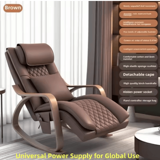 Ergonomic Massage Rocker Recliner Chair with Heat & Vibration for Full Body Comfort