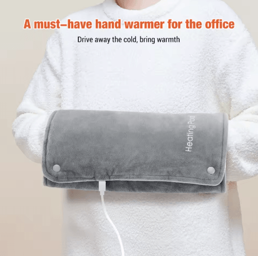 Graphene Electric Heating Pad with 3 Heat Levels for Back, Waist & Abdomen