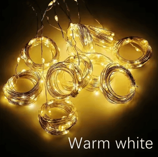 3M LED Curtain Fairy String Lights – USB-Powered 8-Mode Holiday Garland for Weddings & Parties