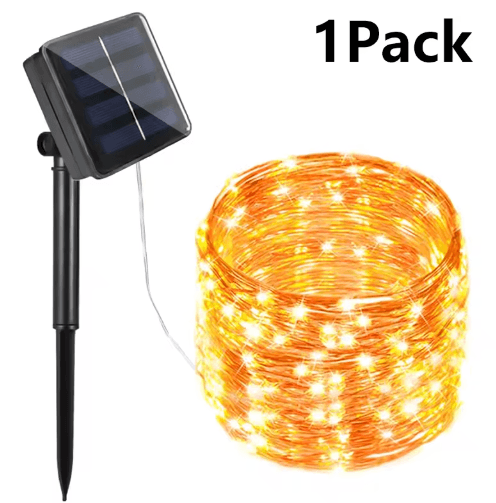 Solar LED Fairy String Lights – 7M/12M/22M/32M Waterproof Outdoor Garden & Patio Garland